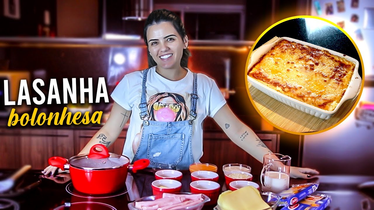 A LASANHA A BOLONHESA MAIS GOSTOSA QUE VC JÁ VIU!