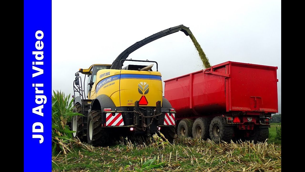 Mais hakselen | New Holland FR550+T7.220+T7060 | Kievit Deil | Maishäckseln | Harvesting maize