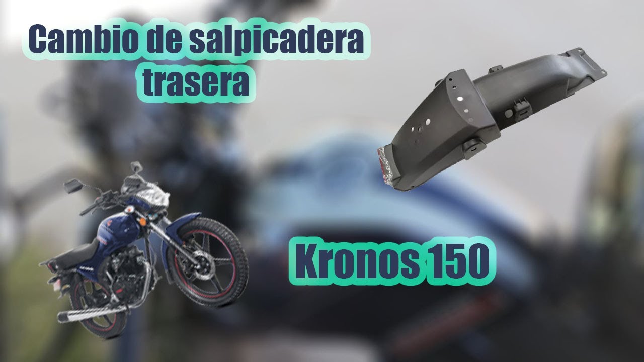 Carabela || Cambio de salpicadera trasera || Kronos 150