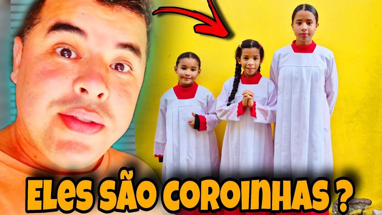 Eles são coroinhas-familia de graça 