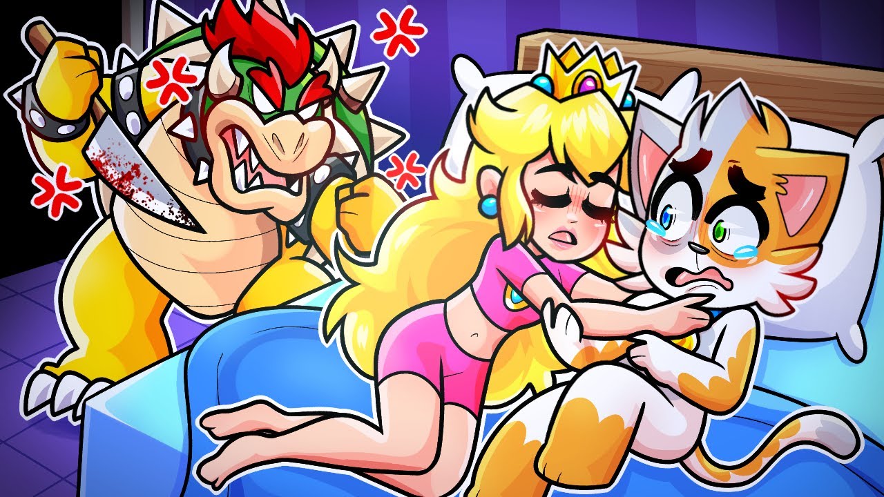 BOWSER ME ENCUENTRA DURMIENDO con PRINCESA PEACH! 😰 ¿SE ENOJA? 🤬😡 Gatoronron Minecraft Roleplay