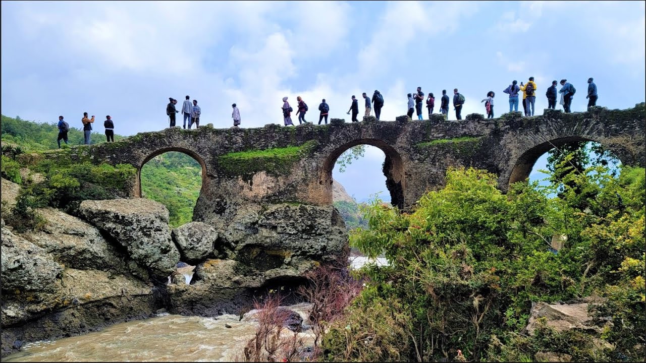 A day's drive from Addis Ababa: Portuguese Bridge, Debre Libanos, Ethiopia.