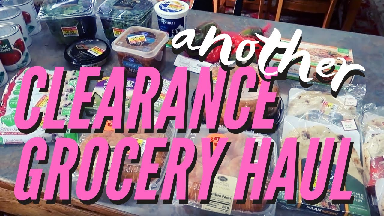 LARGE FAMILY CLEARANCE GROCERY HAUL ON A BUDGET | FRUGAL FOOD AND SHOPPING IDEAS