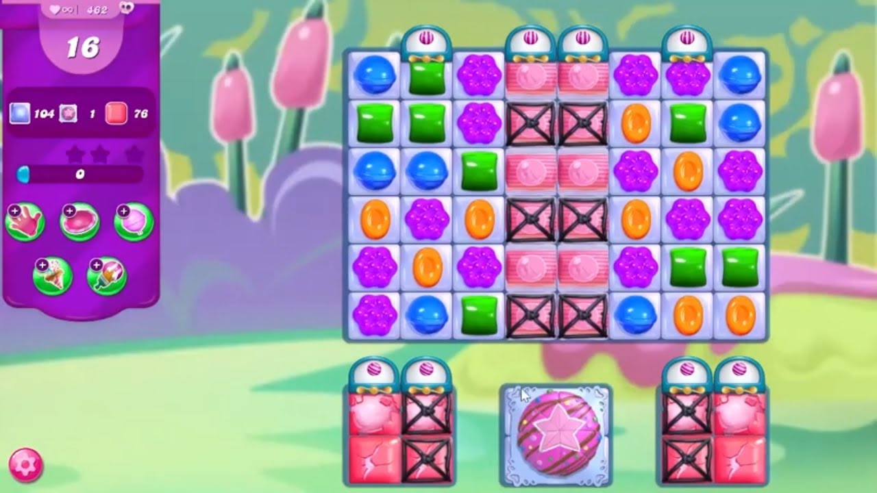 Candy Crush Saga LEVEL 462 NO BOOSTERS (new version)