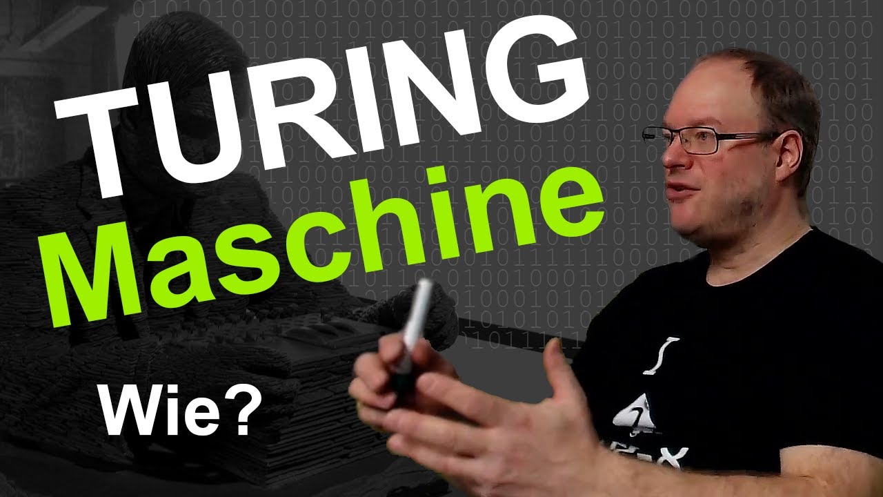 Wie funktioniert die Turingmaschine von Alan Turing? - Einfach erkl&auml;rt auf Deutsch (German)