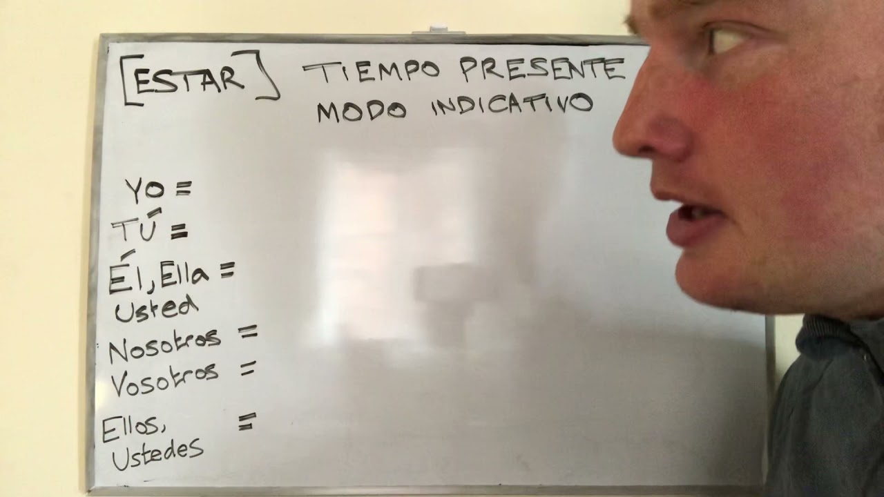 [Estar] Verb Conjugation, irregular verb, presente indicativo, present indicative