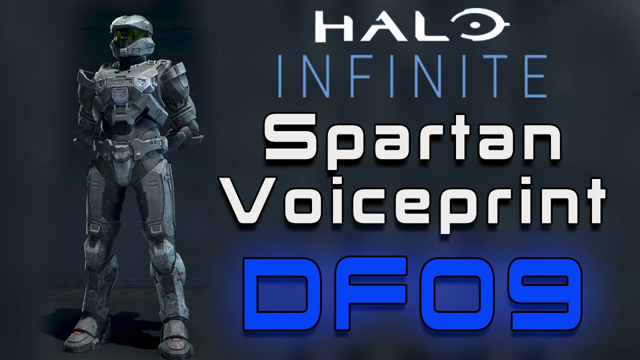 Halo Infinite: Multiplayer -  Spartan Voiceprint DF09 [No Background Noise]