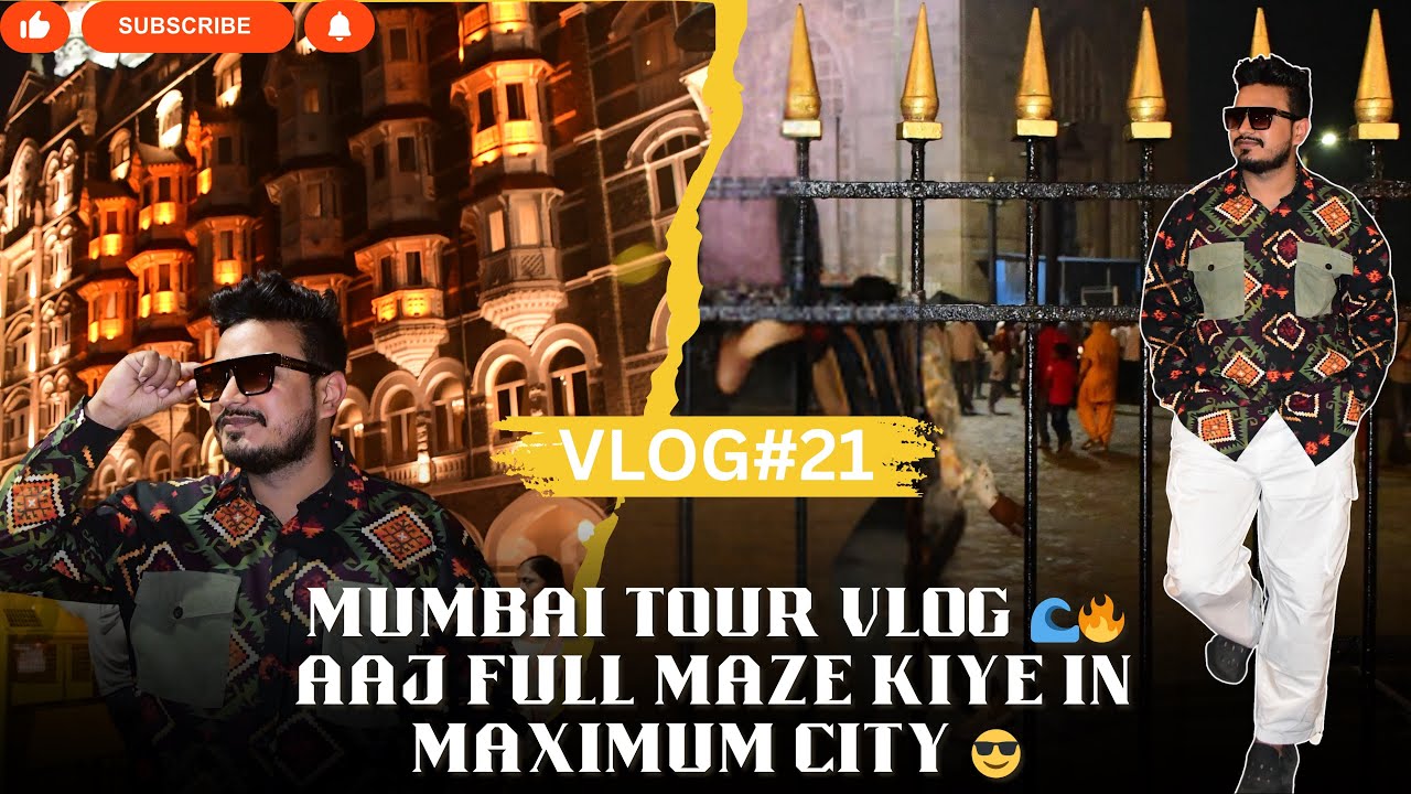 Mumbai Tour Vlog 🌊🔥 | Aaj Full Maze Kiye in Maximum City! 😎