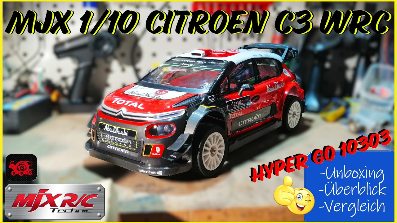 MJX 1:10 Rally - Erster Überblick / Citroen C3 WRC  #mjxhypergo #rcrally