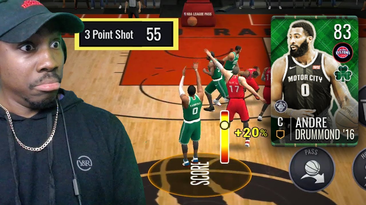 Удачные моменты: испытание на бросок с середины площадки! NBA Live Mobile 19, сезон 3, серия 61