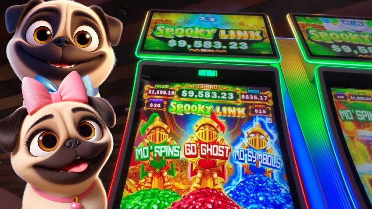 Сегодня жуткий понедельник! Жуткий игровой автомат Link Go Ghost | Gambling Pugs