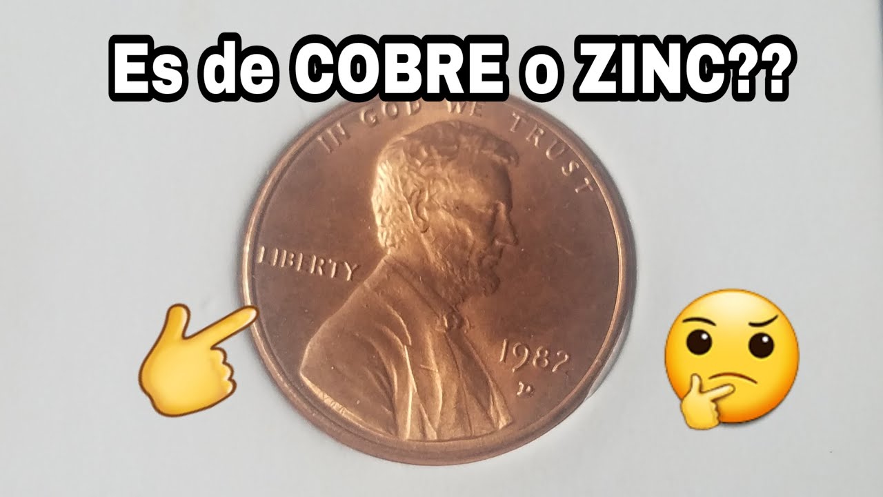 Penny del 1982 COBRE y ZINC 👀