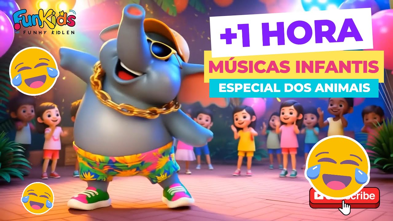 🌈🎶✨ +1 Hora de Músicas Infantis com Animação – Diversão, Aprendizado e Alegria #musicainfantil