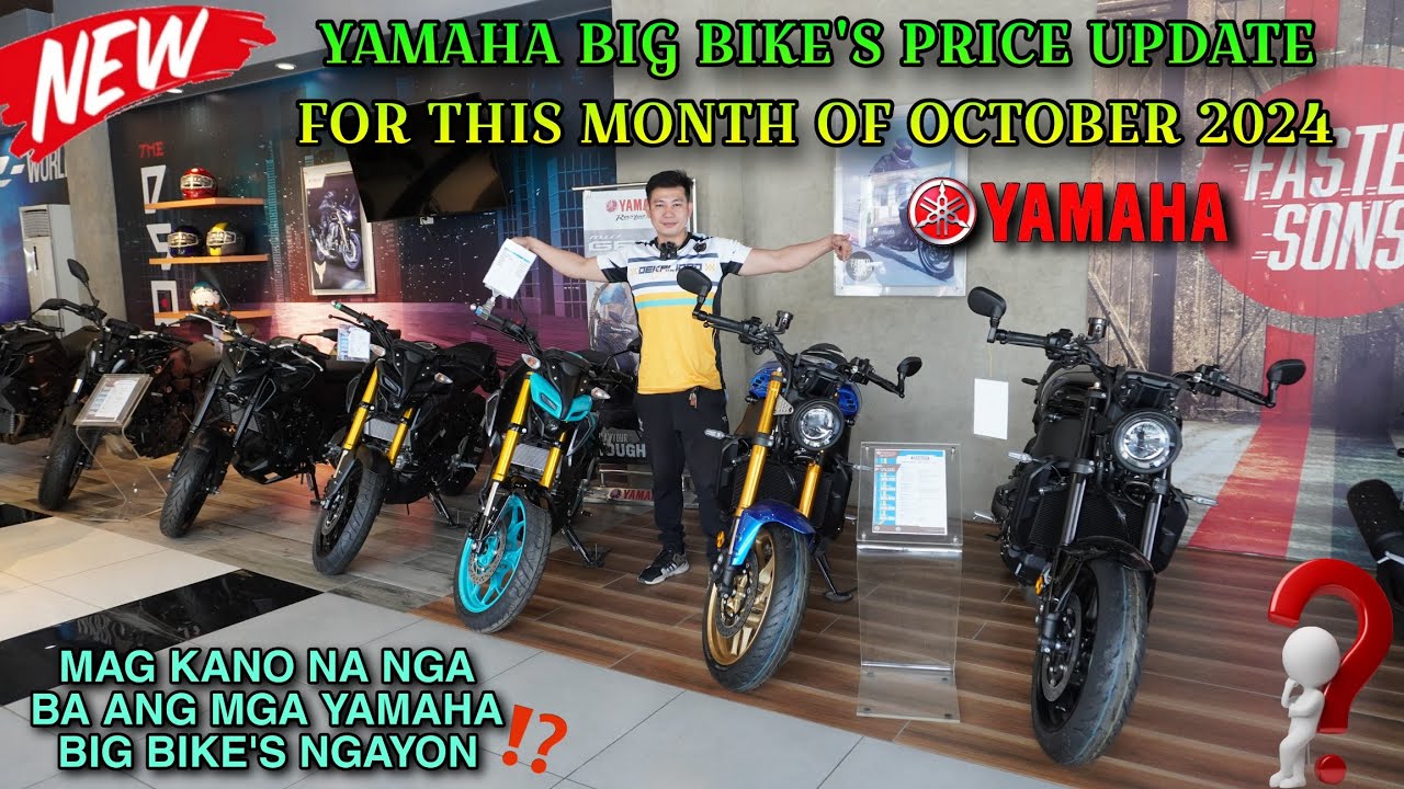 YAMAHA BIG BIKE'S PRICE LIST PHILIPPINES OCTOBER 2024