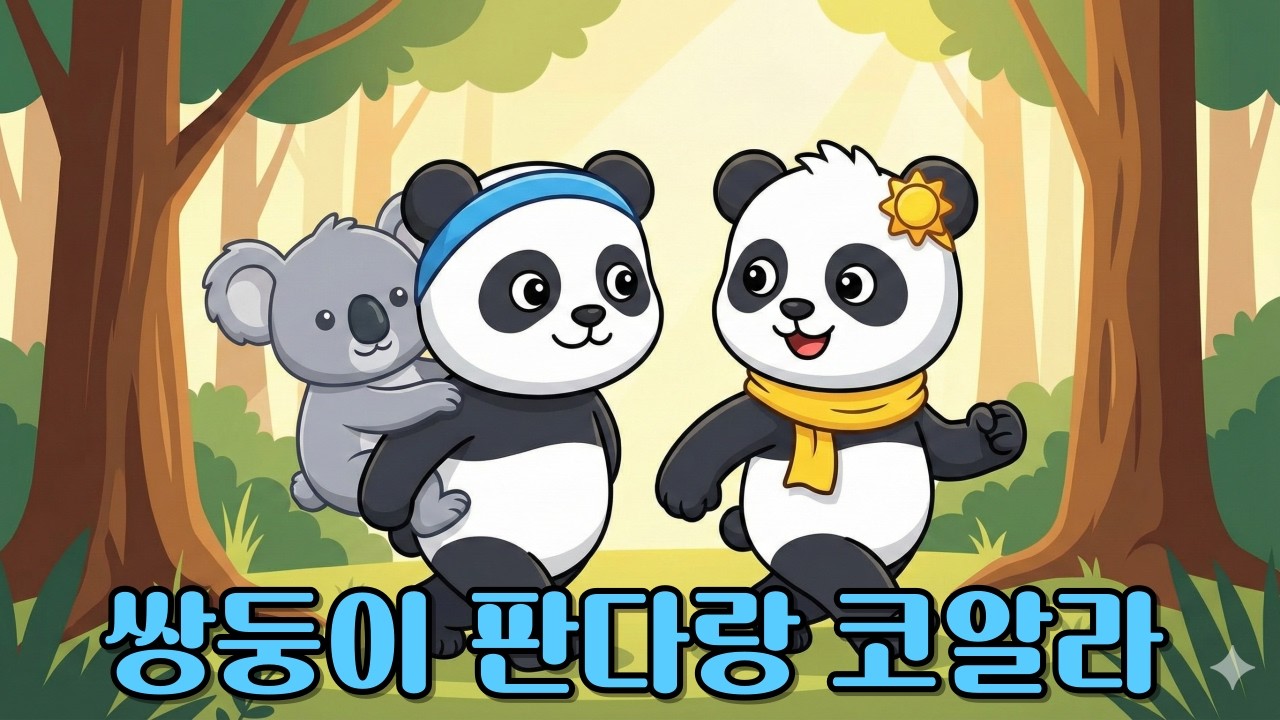 쌍둥이 판다랑 코알라