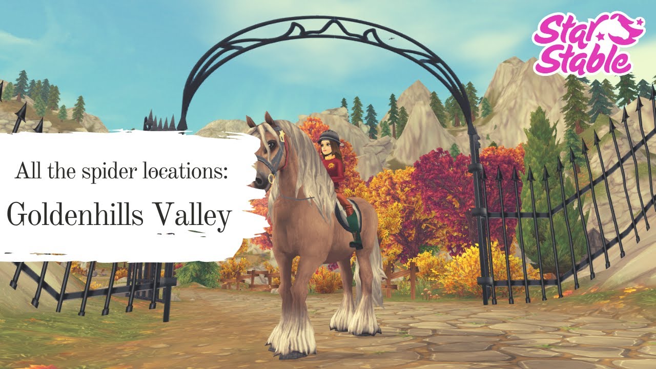ALL THE SPIDERS OF GOLDENHILLS VALLEY 🕷 || Star Stable Online