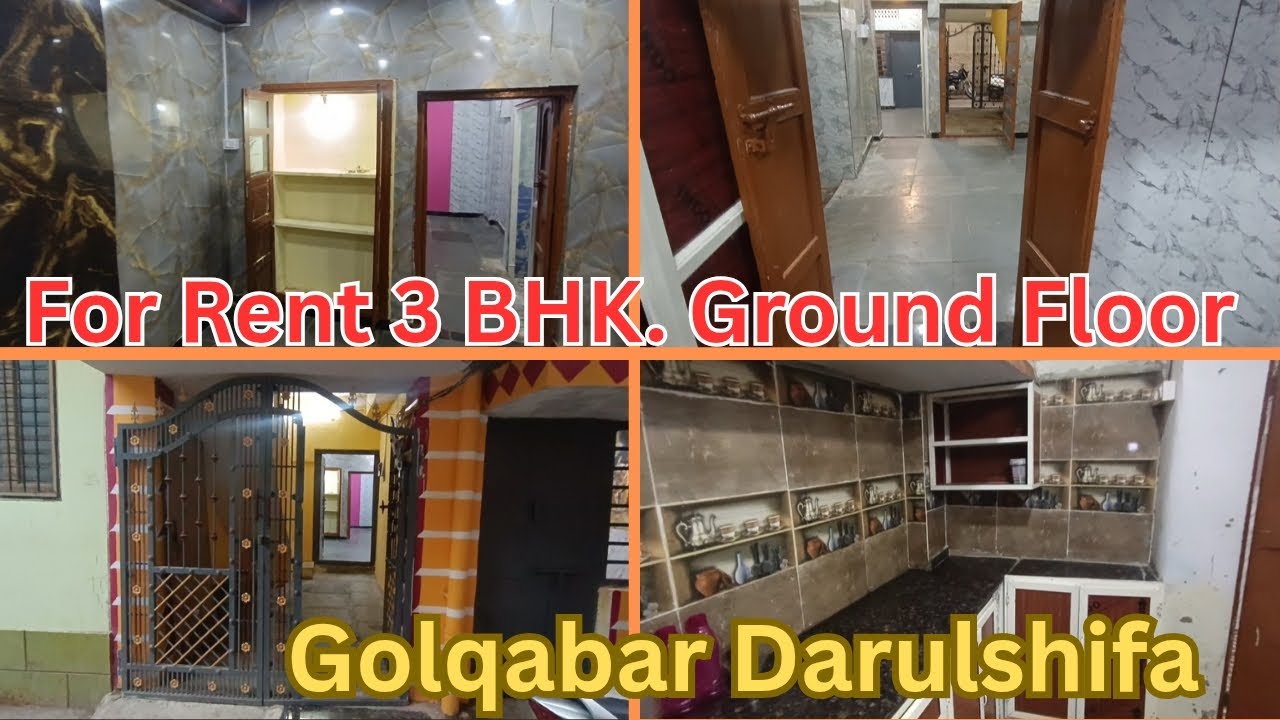 For Rent 3 BHK.Ground Floor, Golqabar Darulshifa Hyd. Contact.(Rent Out)