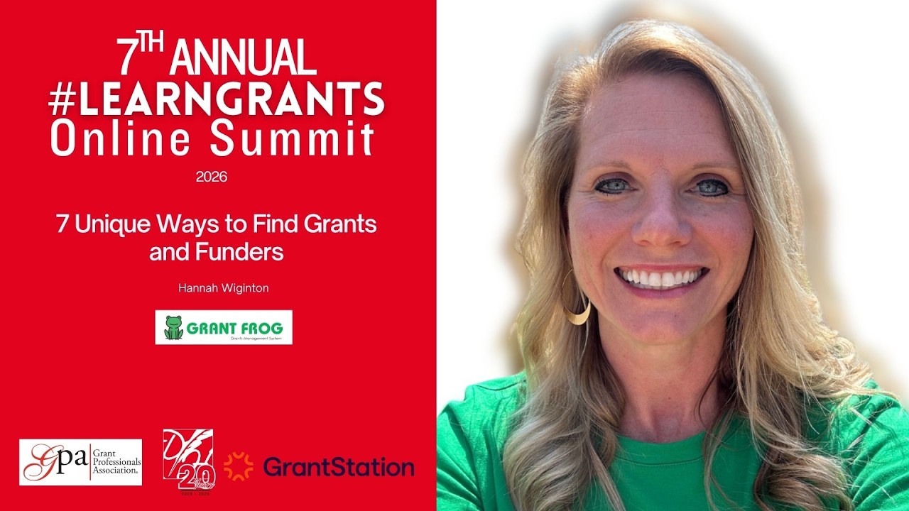 Hannah Wiginton - 7 Unique Ways to Find Grants and Funders