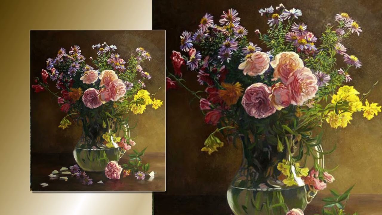 Artist Eduard Panov.  Flowers and Still Lifes