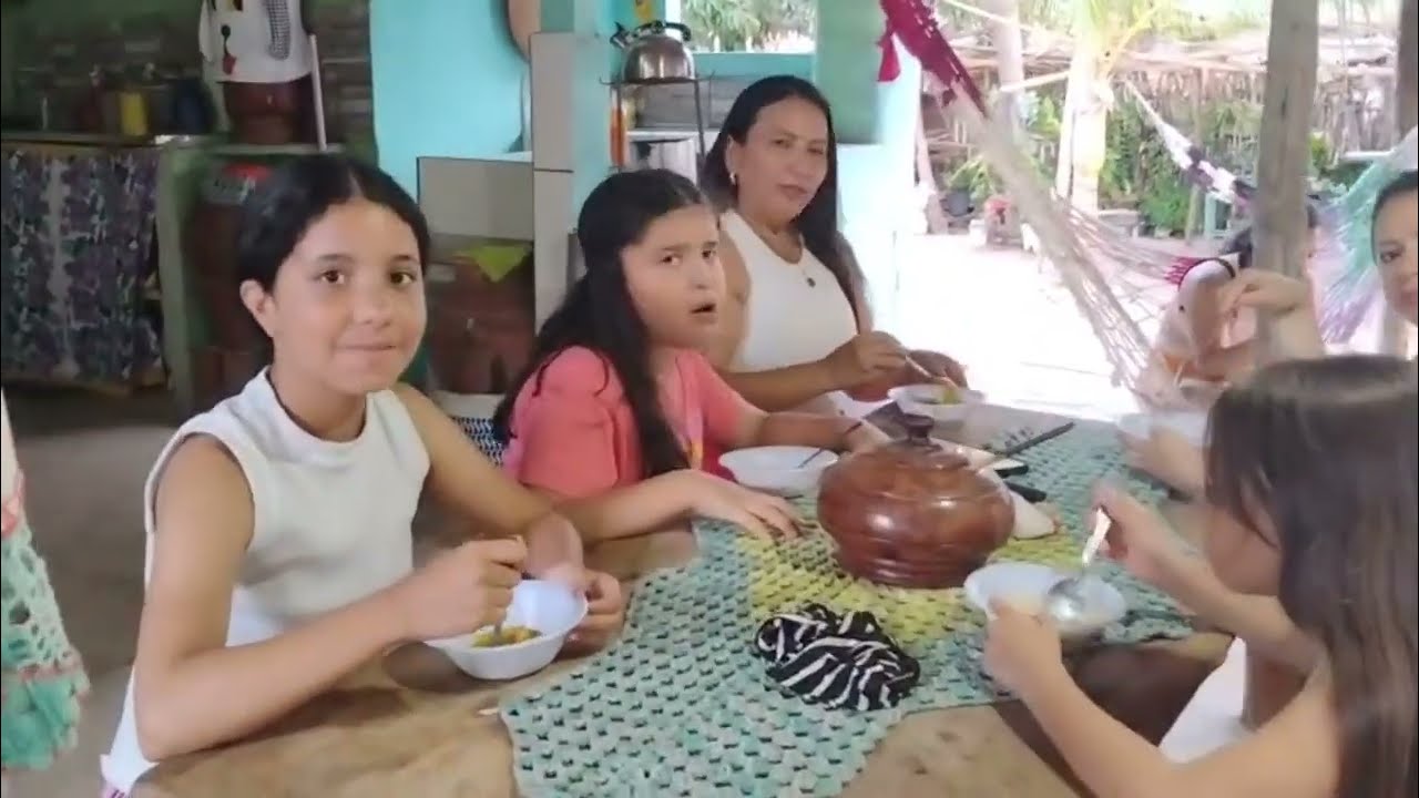 AMANHECER NA ROÇA FIZ CREME DE SURURU COM MACAXEIRA E REUNIMOS A FAMÍLIA 
