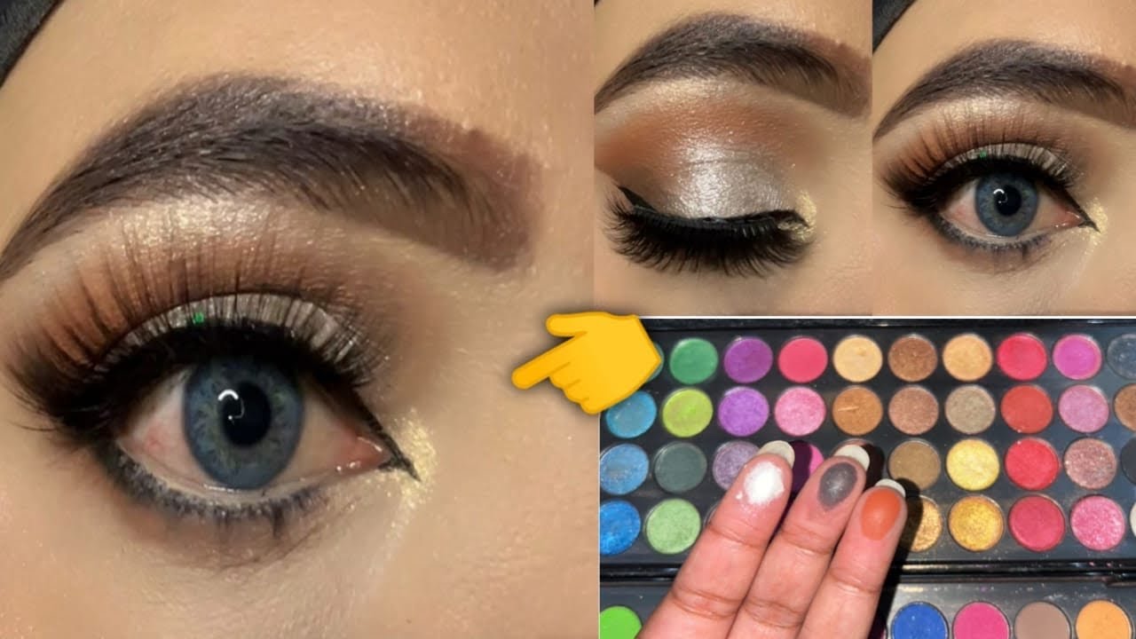Step-by-Step Eye Makeup tutorial || Pakistani Nikkah bridal Eye Makeup tutorial || Very Easy…