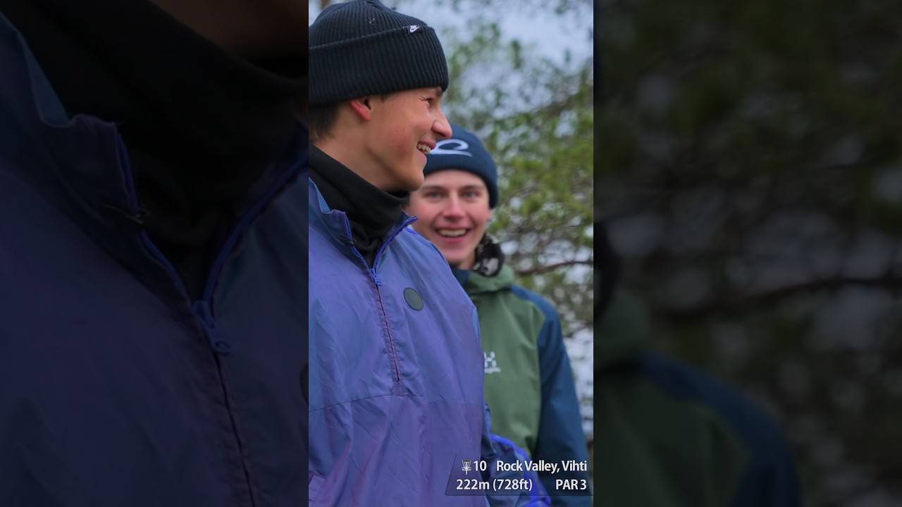 222m/728ft putter shot😍🥏 #discmania #discgolf #frisbeegolf #niklasanttila 🎥 @DiscGolfFinland