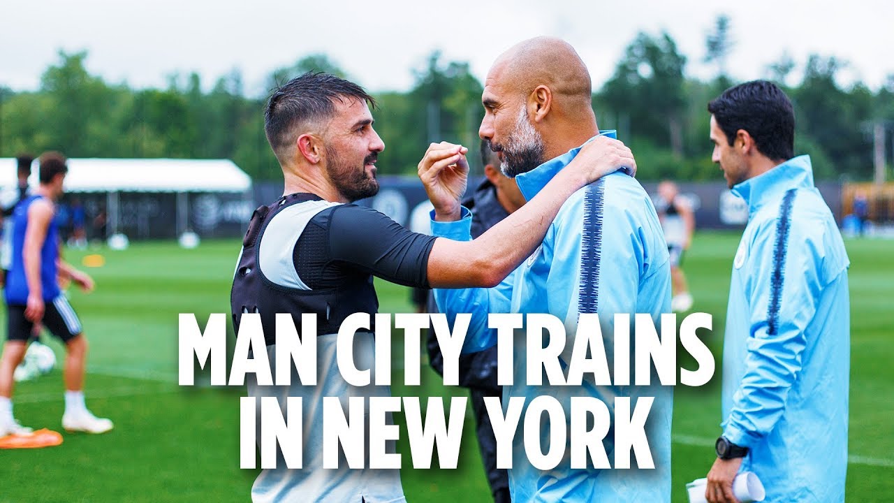 Man City Trains in New York | INSIDE TRAINING