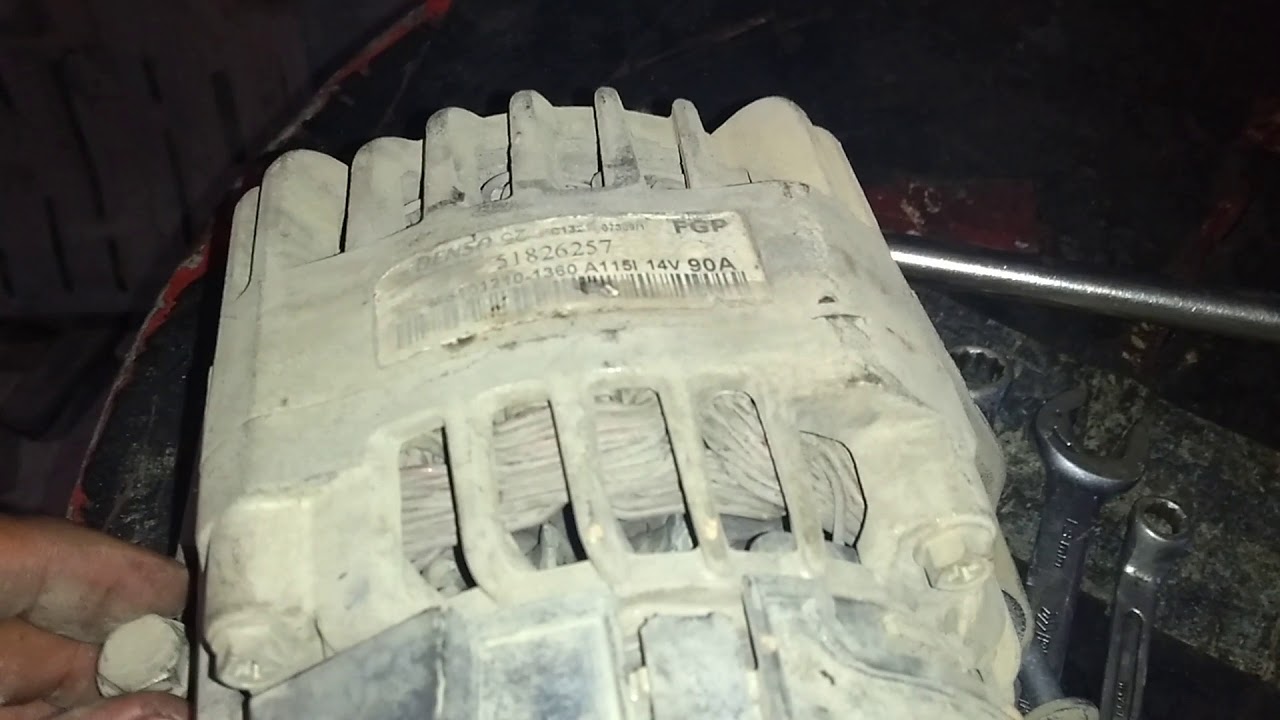 Tirando alternador do Siena fire 8 válvulas