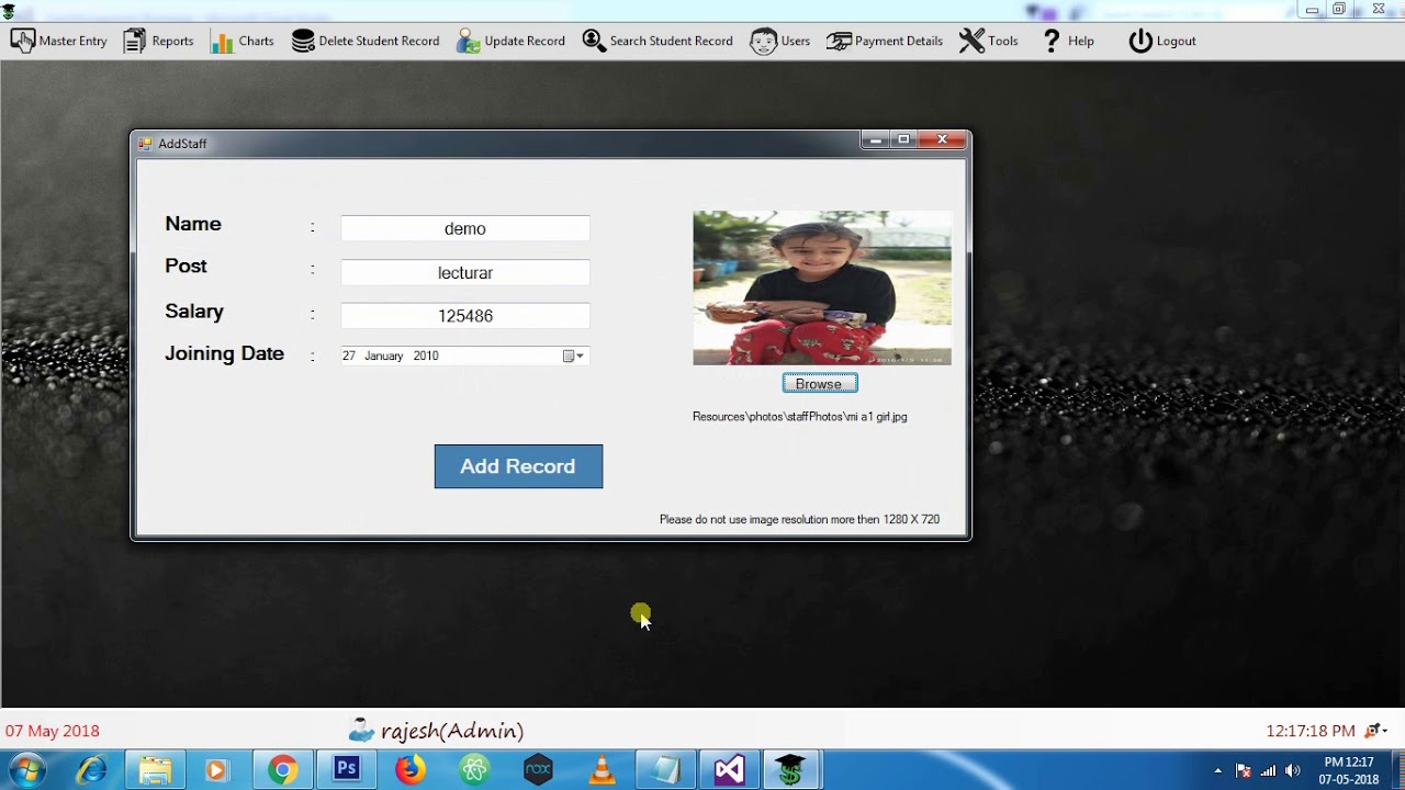 Fees Management system vb .net project with Source code free download, full seminar report Included.