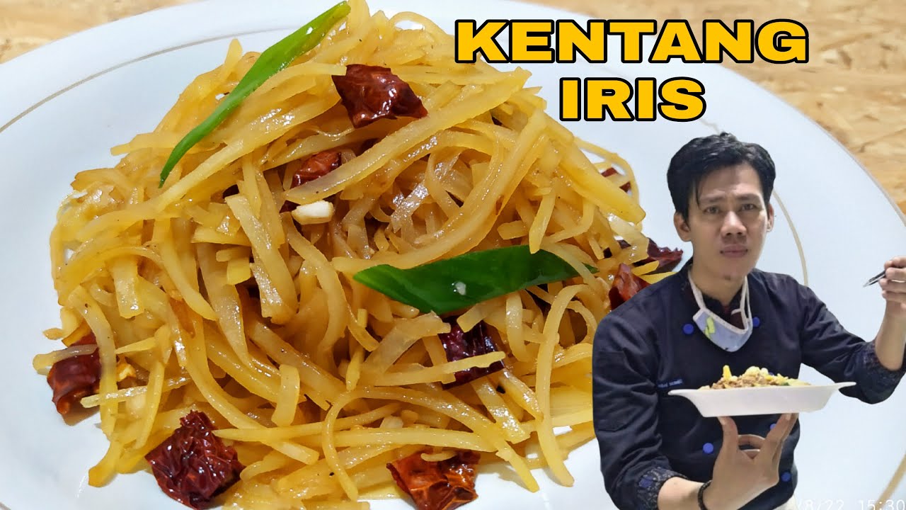 Kentang iris, style chinese food || ala nanang kitchen