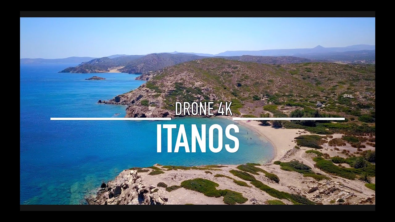ITANOS  Ίτανος Drone 4K CRETE GREECE Minoan excavation