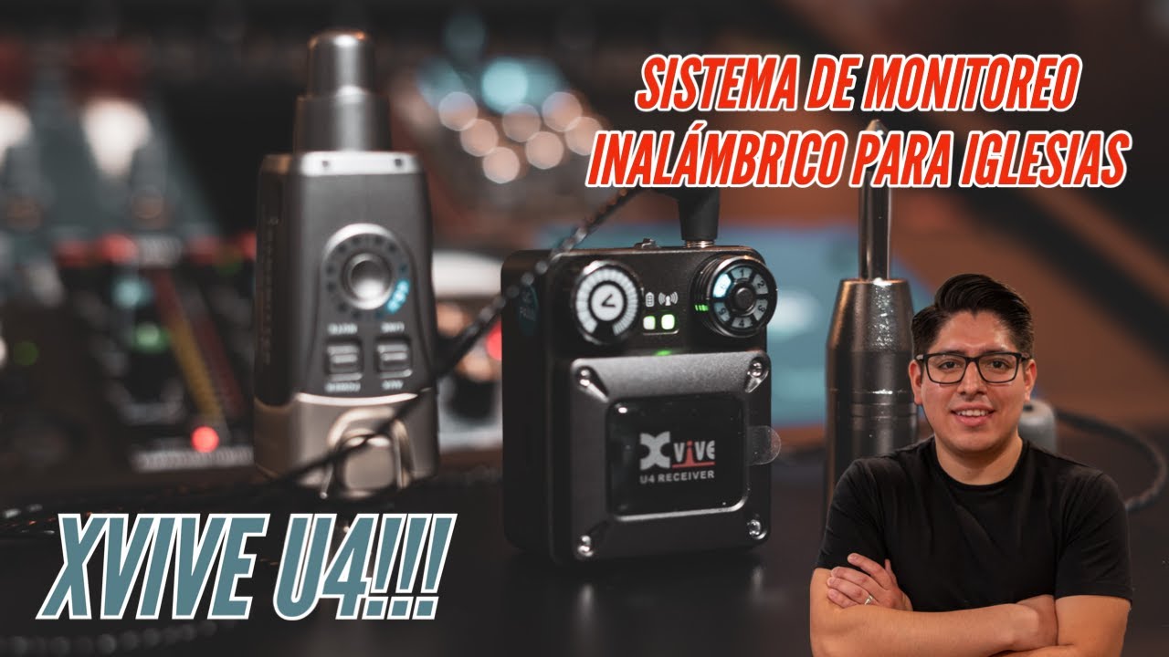 XVIVE U4 MONITOREO INALAMBRICO ECONOMICO PARA IGLESIAS!!!