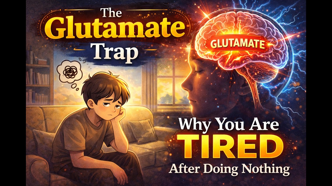 You’re Not Lazy — The Glutamate Trap Is Draining Your Brain