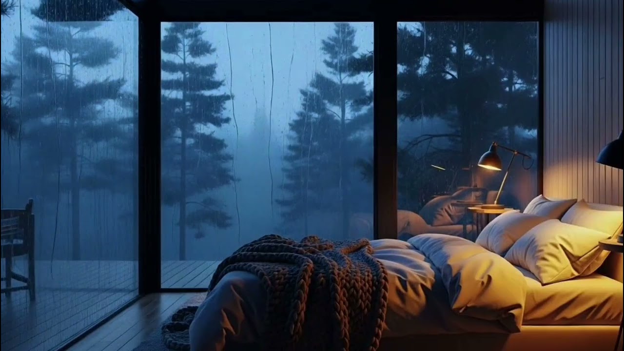 🌧️ Peaceful Cabin Rain Ambience | Just Press Play & Unwind