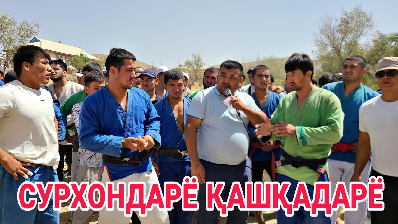 Azizbek polvon Qashqadaryoda 2 ta polvon bilan kurashdi 13.08.2023