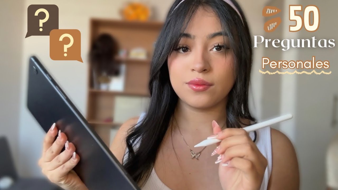 ASMR te hago 50 preguntas personales 💬 | test psicológico 📋🧠