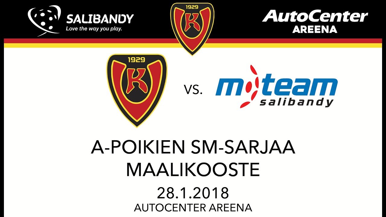 PASM: Koovee–M-Team, 28.1.2018, Maalikooste