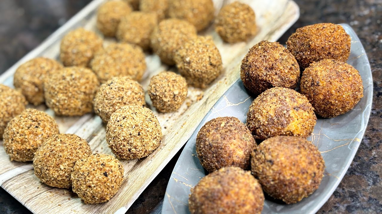 Freeze and store peri peri chicken cheese ball recipe | Cook With Meenaz 