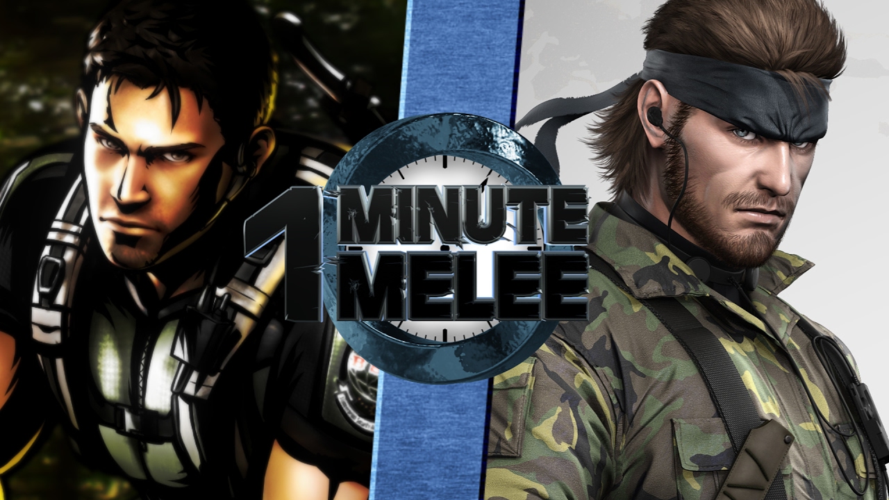 One Minute Melee S4 EP10 - Snake vs Chris Redfield (Metal Gear vs Resident Evil)