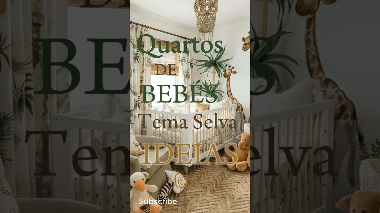 Quartos de Beb&eacute;s Decora&ccedil;&atilde;o Selva #dicasdecoracao #jungle #decor #ideiasdecor#pinterest#ideiasAmazon