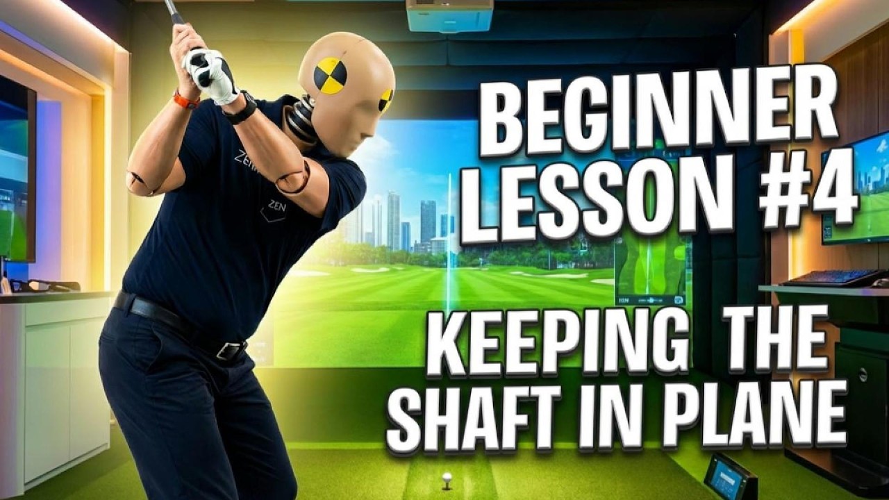 Keeping the Shaft in Plane ⛳️  | Teaching a Beginner from Scratch