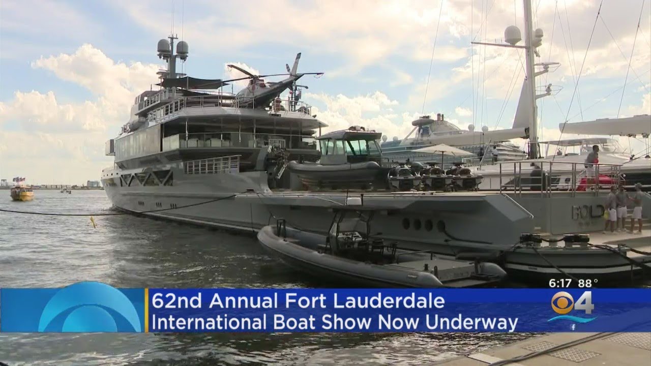 62nd Annual Fort Lauderdale International Boat Show Underway