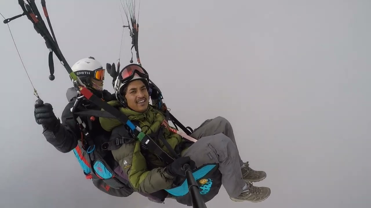 Bir billing to Manali Paragliding ( 5400 metre touch kia)