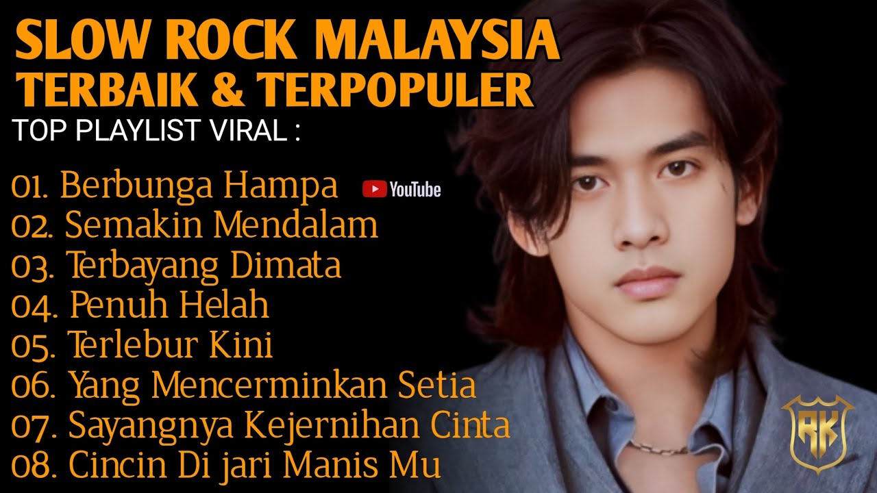 ALBUM LAGU MALAYSIA SLOW ROCK 🎸 BERBUNGA HAMPA - FULL ALBUM