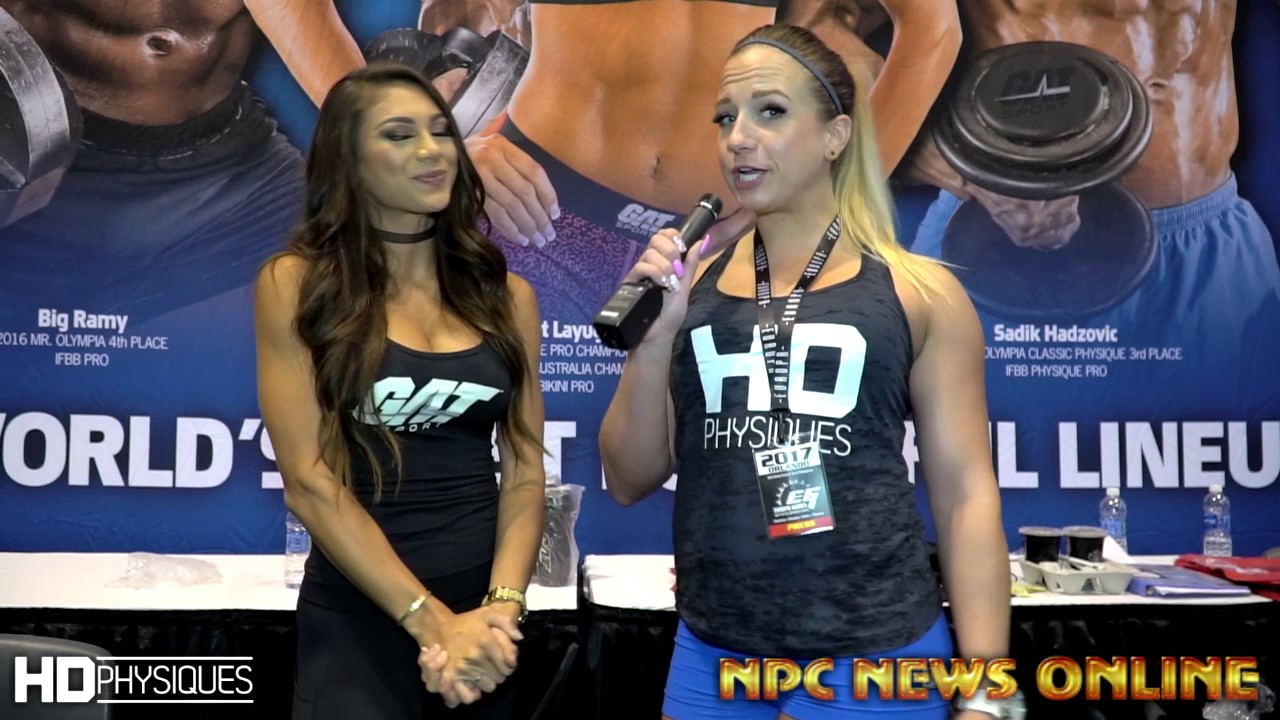 IFBB Bikini Pro Janet Layug Interviewed At The 2017 IFBB  Orlando Europa