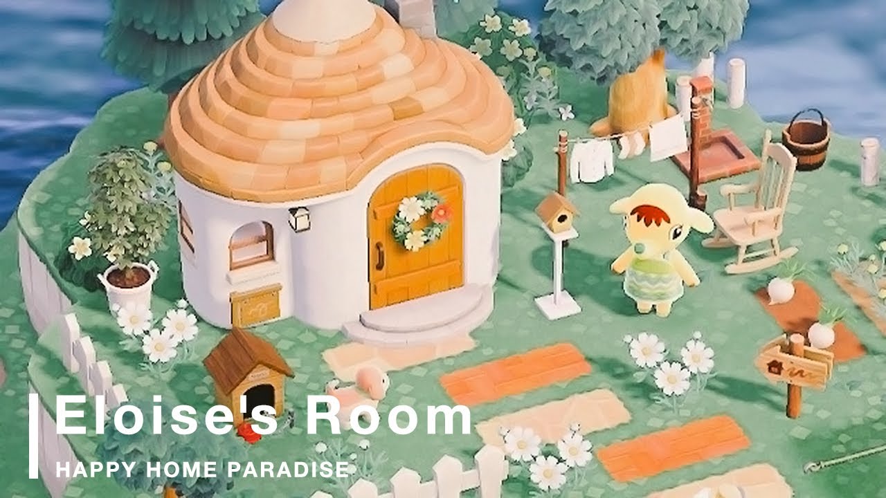 【あつ森】エレフィンの別荘づくり｜外観＆お部屋【ハピパラ ハッピーホームパラダイス】