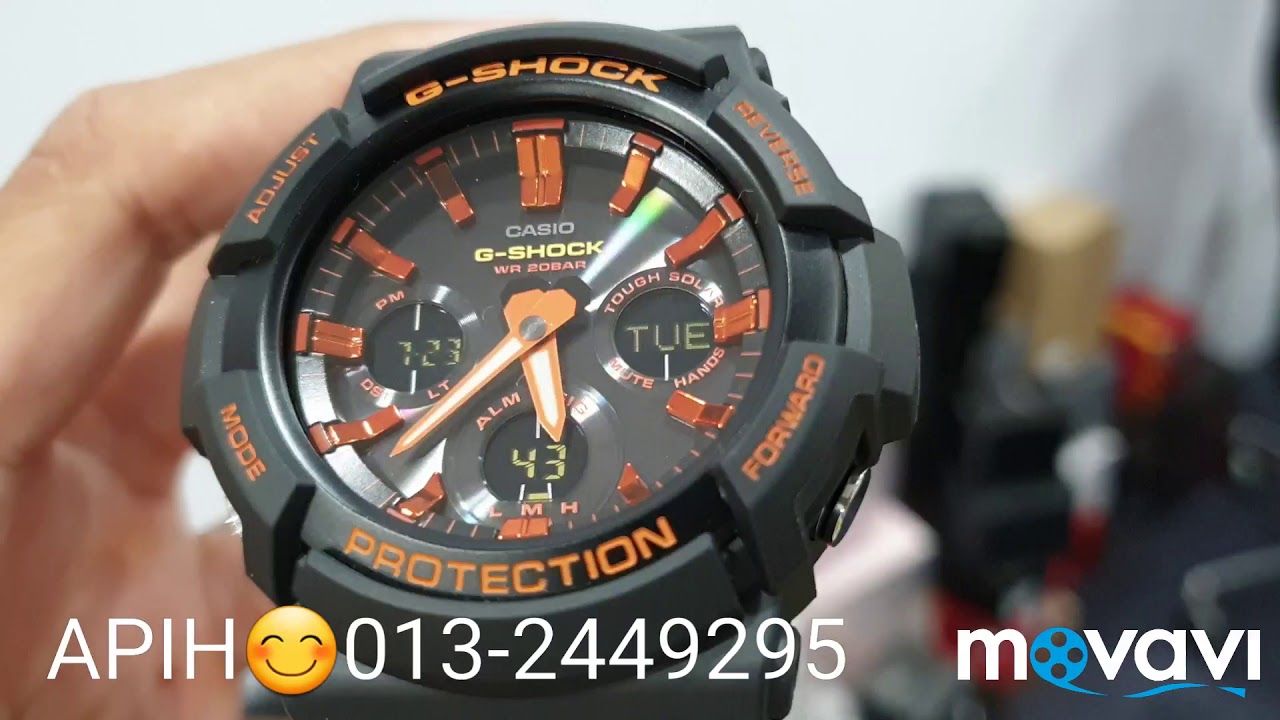 Jam Casio G-Shock Original GAS-100BR-1A Model 2018