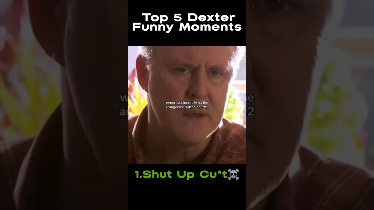 Top 5 Dexter Funny Moments 😂 | #dexter #michaelchall