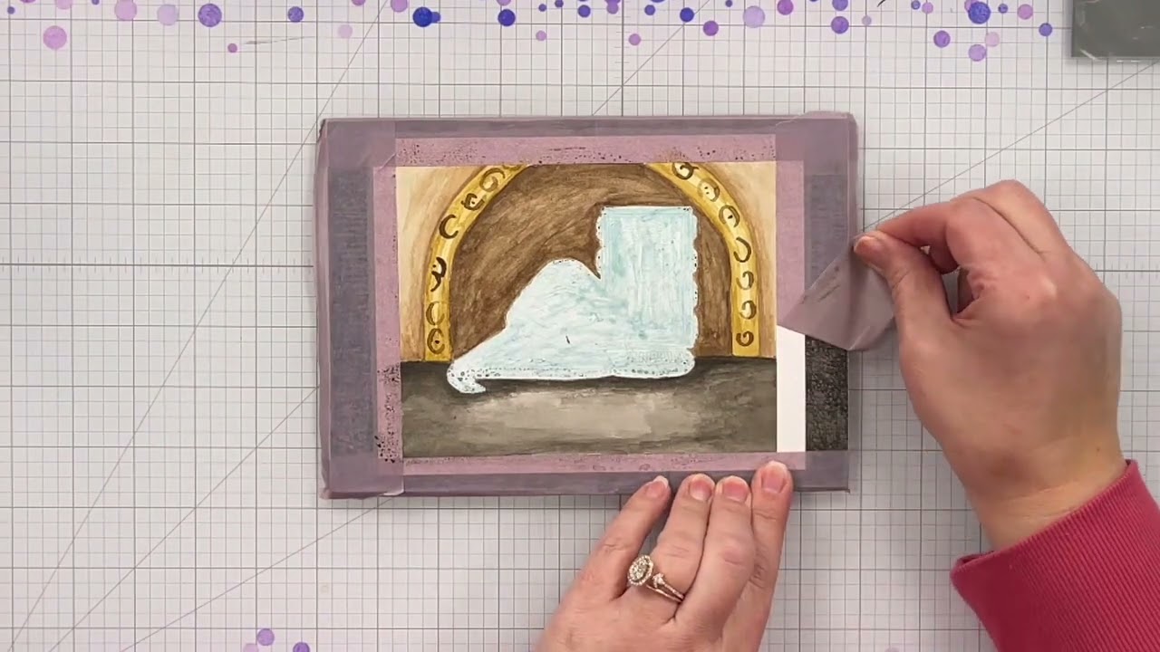 Kindred Stamps Watercolor Masking