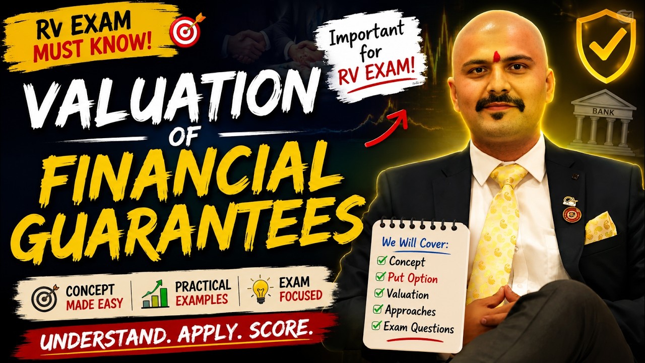 How to Value a Financial Guarantee? 🔥 | Put Option Method | RV Exam #Practical Knowledge #CA-Final
